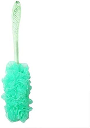 Vivona 40CM Long Crystal Handle Bath Brush Shower Scrubber Sponge Flower Soft Cleaner Comfort Back Bathing Sponge Ball Drop Shipping - (Ships From: United States)