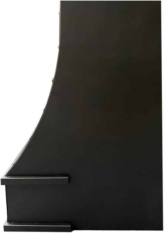CT Copper Tailor Sloped Copper Vent Hood Wall Mount,36'' W,27''H, 610 CFM Exhaust Fan,Stainless Steel Vent,LED Light,Dishwasher-Safe Baffle Filters,VH8TR1