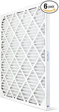 AIRX WICKED CLEAN AIR. 24x25x1 Air Filter MERV 13 Pleated HVAC AC Furnace Air Filter, Health 6-Pack, Made in the USA