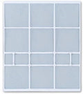 Air Conditioner Dustproof Filter Screen for Hisense Indoor Unit, Accessory for Hanging AC(30x35cm)
