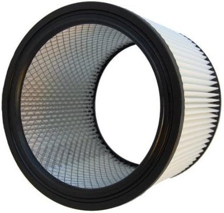 HQRP 2-Pack Standard Cartridge Filter Replacement for Shop-Vac 90304 90350 90333 Washable H12 0.3 Micron Pleated for Wet Dry Vacuum, 5 Gallon+