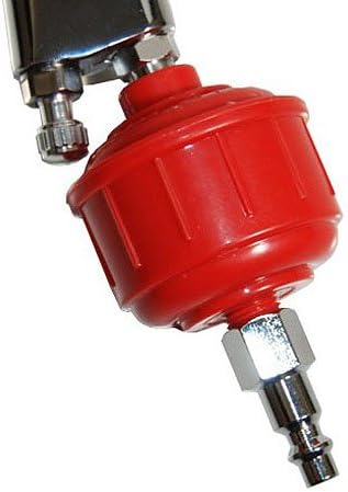 TCP Global 10-Pack Mini Spray Gun Filters with 1/4" Threads for Paint Sprayers and Air Tools - Inline Air/Water Filter