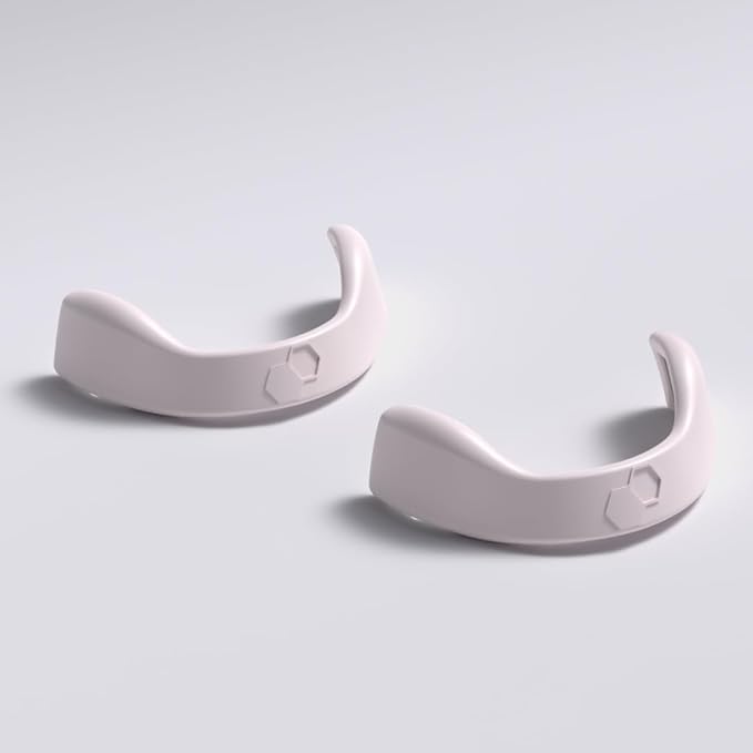 Intake Breathing Extra Intake Bands (Pack of 2), Small-Medium (M1), Matte White. (Tabs NOT Included)