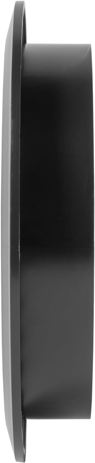 Vent Systems 5'' Inch - Black - Pack of 5 - Soffit Vent Cover - Round Air Vent Louver - Grill Cover - Built-in Insect Screen - HVAC Vents for Bathroom, Home Office, Kitchen