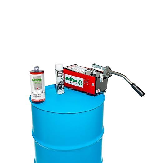 AeroVent 1X Aerosol Can Disposal System with Can Counter (Part #10004700) | Punctures Cans Up to 3" Diameter & 9.75" Length | Safe2Vent Filter | Heavy-Duty Steel | Compliant in 50 States | Made in USA