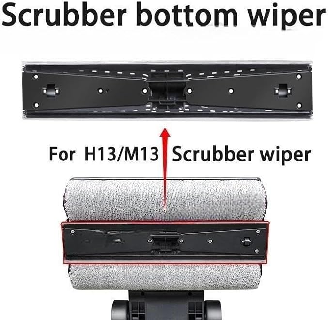 Scrubber Wiper Filter Soft Brush Wet and Dry Vacuum Cleaner Spare Part，Compatible for Dreame， M13 / H13 Accessories(FILTER-4PCS)