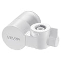 VEVOR Faucet Mount Water Filter, Horizontal Water Purifier for Sink Tap, Carbon Fiber Filters, Removes Chlorine Lead with 1 Filter, Fits Most Kitchen or Bathroom Faucets, White