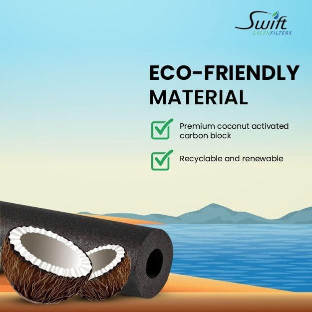 Swift Green Filters SGF-A1 Compatible for 3M/RV MARINE, A1, 5610429 Commercial water Filter,Made in USA (6 Pack)