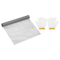 PATIKIL 40" L x 16" W Woven Wire Mesh, 350 Mesh 304 Stainless Steel Air Vent Filter Screen with Gloves for Window Security Vent Cover Filtration Animals Fence