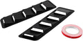 2Pcs Car Hood Vent Trim Louver Air Flow Intake Universal Compatible For Ford Compatible For Honda SUV Offroads(Black)
