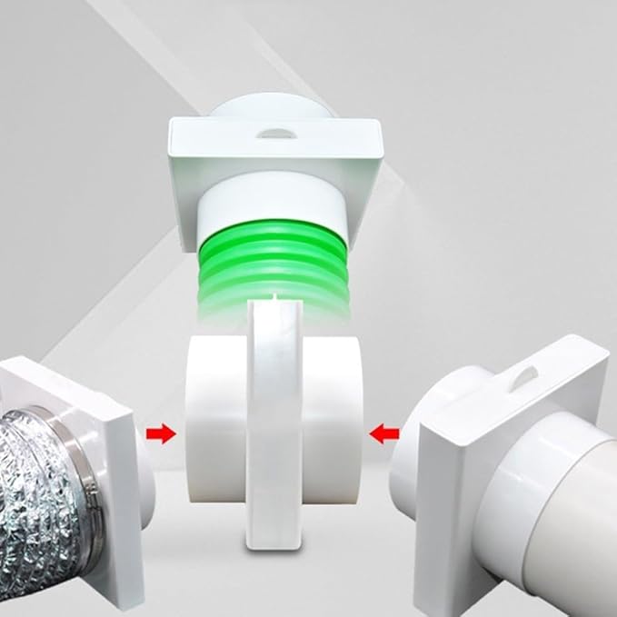 HEPA and Activated Carbon Composite Air Filter for PVC Pipes, Designed to Capture Smoke, Dust, and Harmful Particles in Air Outlet Systems (104mm)
