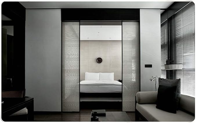 Wall Mirror Modern LED Bathroom Mirror with Defogging Backlit Bathroom Mirrors with Light and Touch Sensor Switch Demister Pad (Color : D Size : 50CMx70CM) (D 70CMx90CM)