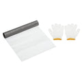 PATIKIL 40" L x 10" W Woven Wire Mesh, 150 Mesh 304 Stainless Steel Air Vent Filter Screen with Gloves for Window Security Vent Cover Filtration Animals Fence