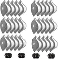 30 Pcs Activated Carbon Face Filters Anti Dust Replacements Parts for Most Sport Bicycle Cycling Mask Filters with 8 Exhaust Breathing Valves Replacement