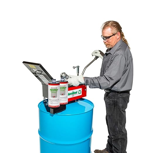 AeroVent Safe2Vent Dual Filter Assembly (Part #10004722) | Fits Multi-Can & Single-Can Systems | 2 Reusable Tops & Bases, 2 Filters | Viz-a-Ball Indicator | Compliant in All 50 States | Made in USA