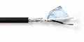 2C 18AWG AMSB Shielded Cable Wire (UL2464) - Highly Flexible Str TC, PVC Ins, OS+TC BRD, PVC JKT for CNC Machine, Stepper Motor, VFD Spindle (Matte Black 100FT)