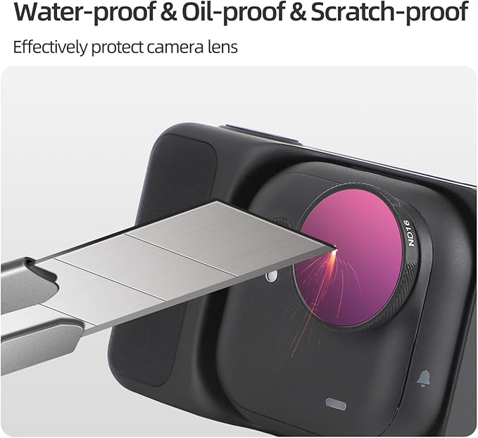 ND32/PL Filter Compatible with Insta362 GO Ultra Camera ND Lens Filter Accessories Waterproof Scratch-Resistant