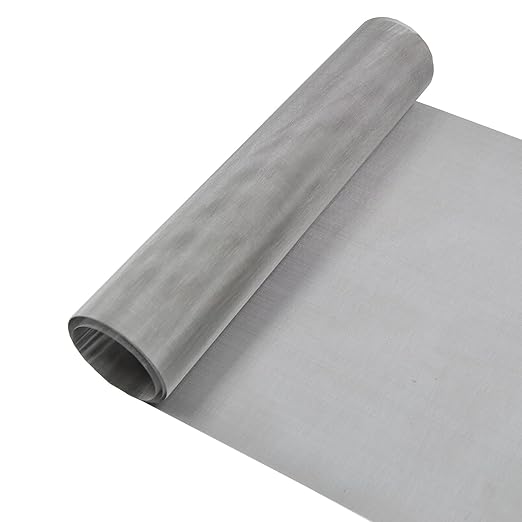 304 Stainless Steel Mesh Screen#80Mesh -Size:15.7"x47.2"(40x120cm), for Home, Garden and Farm. Window or Door Filter, Guards Against Pests Like Mice, Snakes, and Rodents. Easy to Cut and Install.