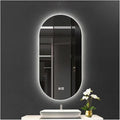 Bathroom Led Mirror ，Bathroom Mirror with LED Lights，Backlit Bathroom Mirror ，LED Mirror for Bathroom，Backlit Lighted Makeup Mirror，with Touch Sensor/Dimming/Demister pad(A,H100*W50cm/H39.4*W19.7IN)