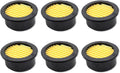 Pack of 6 Air Compressor Silencer Replacement Elements, Air Compressor Intake Filter Silencer Elements, Air Compressor Filter Noise Muffler Elements Replacement Parts