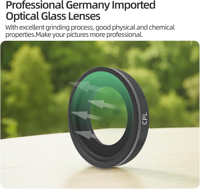 ND32/PL Filter Compatible with Insta362 GO Ultra Camera ND Lens Filter Accessories Waterproof Scratch-Resistant