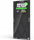 PuroAir MegaFilter - 14x30x1 Air Filter MERV 13 Activated CarbonTech Defense - Heavy Duty 3 Layer Furnace Filters Allergens, Pollen, Dust, Pet Dander, Smoke, Odors - HVAC Air Filter 14x30x1 (1-Pack)