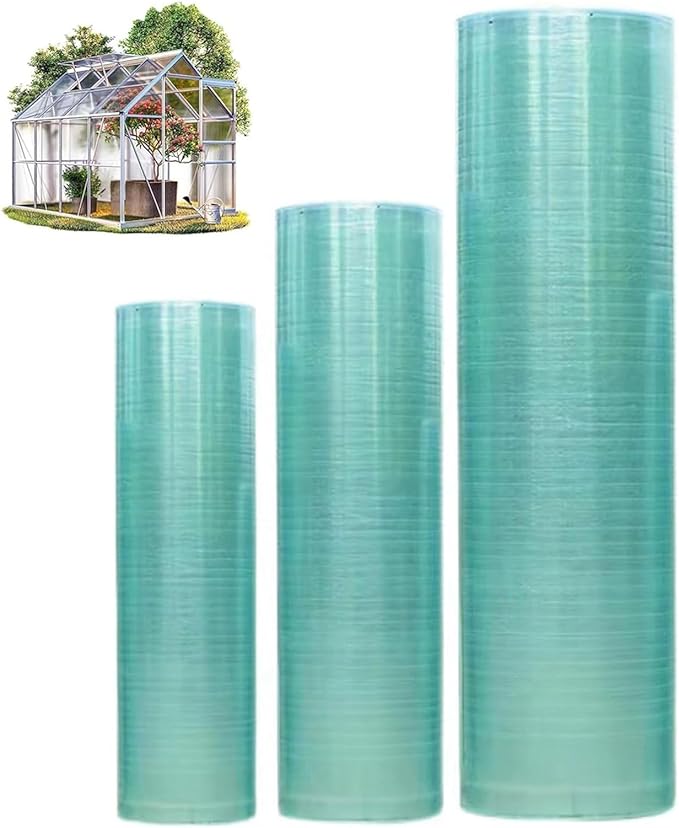 Glass Roof Pergola Polycarbonate Roofing Roll Polycarbonate Panels for Sunrooms, Open-Air Gardens, Greenhouses, Agricultural Use, Sheds(1x4m)
