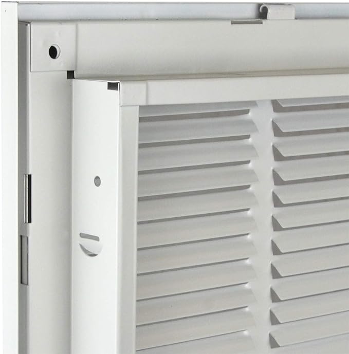 Venti Air 10" X 30" Steel Return Air Filter Grille - Removable Face/Door for 1 inch filters - HVAC Duct Cover Grill (2-3 Business Day Delivery) [Outer Dimension: 12.5"W X 32.5" H]