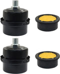 2 Pcs Air Compressor Silencer, 1/4" Thread Air Compressor Intake Filter 12.5mm Air Compressor Filter Noise Muffler
