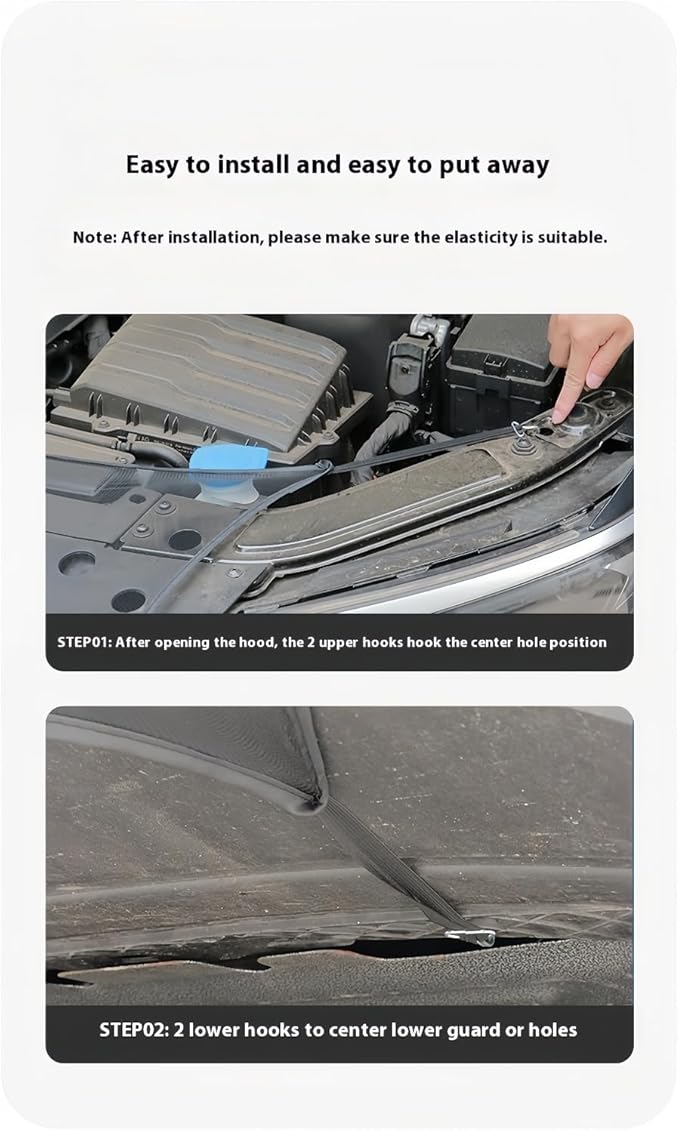 Car Grill Mesh – Premium Bug Screen for Automotive Grille, Radiator Protection, Debris Prevention with Durable Net (White)