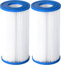 Pool Filter Cartridge for Type A or C,2 Pack Compatible with 29000E/59900E Aboveground Pools,Type A/C Reusable Swimming Filter for 1000/1500/530 GPH Filter Pump