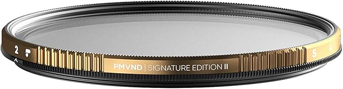 PolarPro 67mm Peter McKinnon VND Camera Filter - 2-5 Stop Variable Neutral Density Lens Filter for DSLR/Mirrorless Professional Video – PMVND Signature Edition II for Cinematic Shutter Speed Control