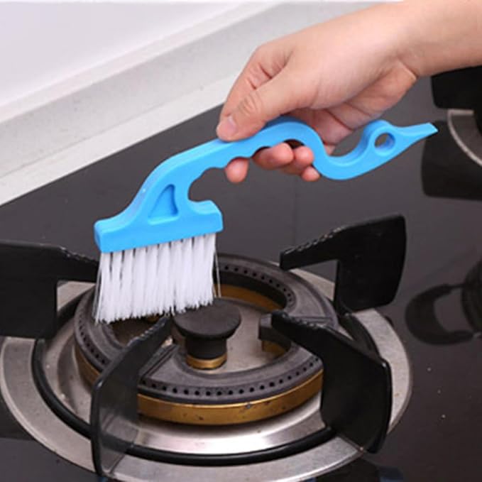 Beaupretty 8pcs Window Groove Cleaning Brush Set Soft Bristles for Wet and Dry Use, Multi-Functional Gaps Scrubber for Windowsills and Tracks, Household Cleaning Tool for Home and Kitchen