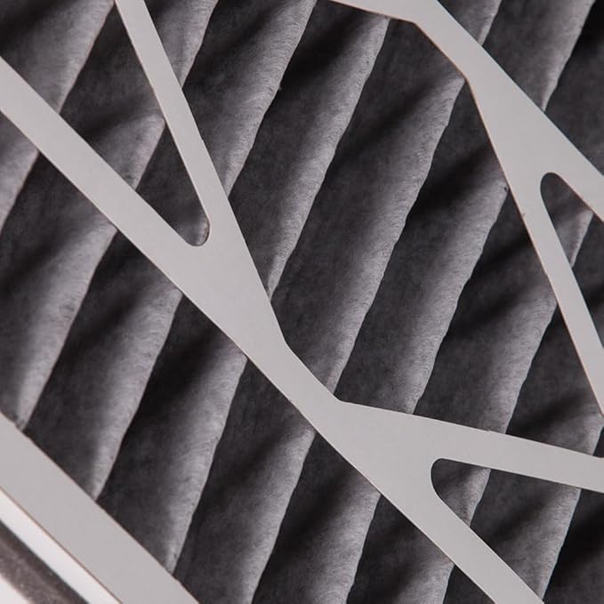 Nordic Pure 20x25x5 (Actual Size: 19 3/4 x 24 1/4 x 4 7/8) Air Bear Air Filter Replacement MERV 12 Pleated + Carbon 2 Pack