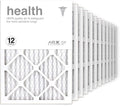 AIRX FILTERS WICKED CLEAN AIR. 14x20x1 Air Filter MERV 13 Pleated HVAC AC Furnace Air Filter, Health 12-Pack, Made in the USA