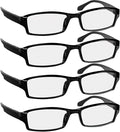 TruVision Readers Reading Glasses, Comfort Spring Hinges for Men and Women, 9501HP