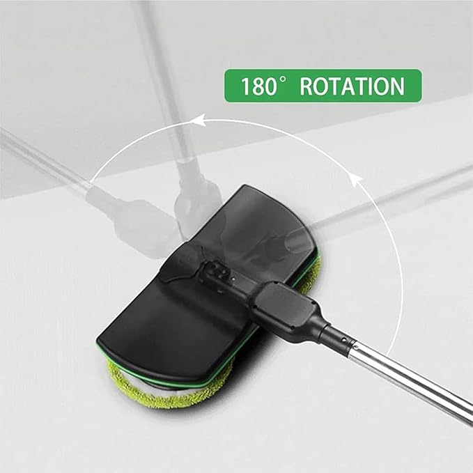 Spinning Cleaner Vacuum,Electric Mops for Floor Cleaning,Cordless Electric Mop,Floor Scrubber and Polisher Machine,Buffer Polisher for Home with Replacement Pad，Includes 2 PCS Cleaning Cloths