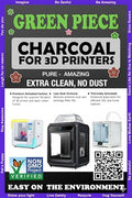 Activated Carbon for 3D Printers & Laser Engravers – Thermally Activated - Low-Dust GAC Charcoal - High-Absorption Filter Refill - 1 lb - Clean Filter - Print Cleaner - Save Money