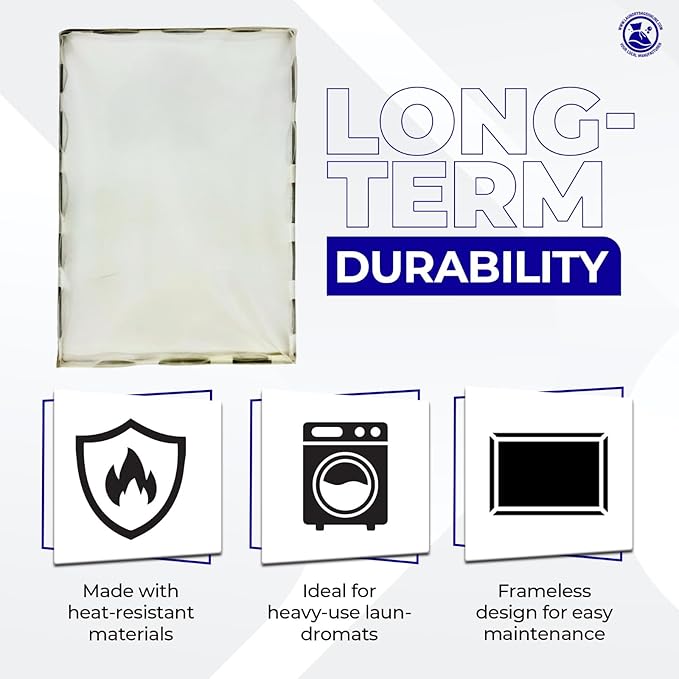 Dexter Lint Screen Replacement – Durable Frameless Dryer Lint Filters for Commercial & Residential Use (9555-057-003) - 17.75" X 29.5" (Pack of 1)