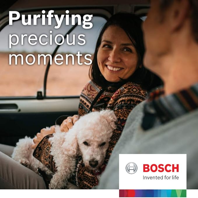 BOSCH 6031C HEPA Cabin Air Filter - Compatible with Select Audi A3, Q3, TT, TT RS, TTS; Volkswagen Beetle, CC, Eos, Golf, GTI, Jetta, Passat, Passat CC, R32, Rabbit, Tiguan, Tiguan Limited