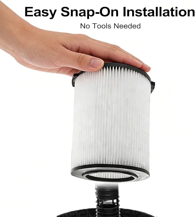 2-Pack VF4000 Replacement Filter for Rigid 72947 Standard Wet dry Vac 5 to 20 Gallon 6-9 Gal Husky Vacuum Compatible WD5500 WD0671 RV2400A RV2600B Vac