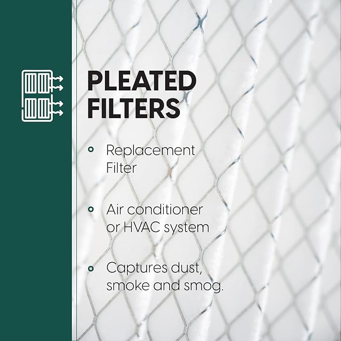 EconoHome 20x25x4 AC Furnace Pleated Air Filter MERV 11 Replacement – Allergen Defense, 5 Pack, Fits Lennox (X6673), Honeywell (FC100A1037) filters. (Actual size: 19.94 x 24.86 x 4.36 Inches)