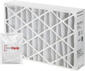 Furnace Filters 16x25x4 - HVAC Air Filter Replacement FC100A1029 Merv 11 with Homequip Easy Disposal Bag (1 Pack)