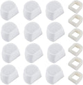 18PCS Carbon Filters and Foam Pre-Filter Replacement Set Compatible with Petsafe Drinkwell Avalon Pagoda Seascape Sedona Water Bowl Fountain Prefilters,Pet Water Fountain Filters,12+6 Pack
