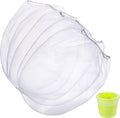 Paint Strainer Bags White Fine Mesh Filters Bag Bucket Elastic Opening Strainer Bags Hydroponic Paint Filter Bag for Paint Gardening (40 Pieces, 5 Gallon)