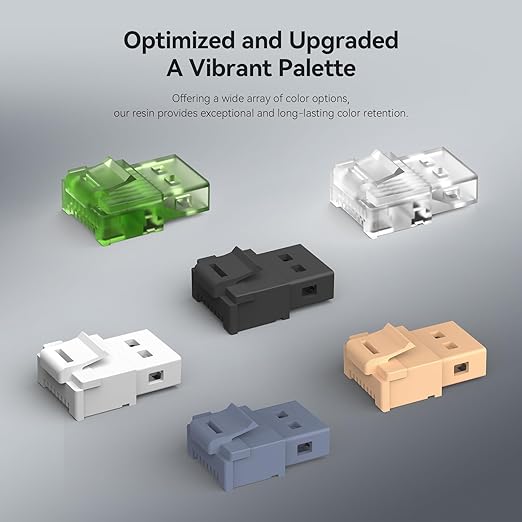ANYCUBIC ABS-Like Resin Pro 2, 3D Printer Resin, Enhanced Strength and Toughness, High Precision and Minimal Shrinkage, Wide Compatibility for All LCD 3D Printers (White, 2kg)
