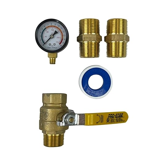 1" NPT Industrial (2-Stage) Moisture Removing Particulate Filter Water Separator and Oil, Moisture Vapor Removing Coalescing Filter for Compressed Air