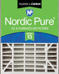 Nordic Pure 20x25x5 (19 3/4 x 24 1/4 x 4 7/8) Air Bear AC Filter Replacement MERV 13 Plus Carbon 1 Pack