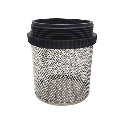 Heavy-Duty Plastic Strainer 1/2 3/4 - Male Inline Filter with Mesh Net for Pond Pumps & Greenhouse Watering(2")