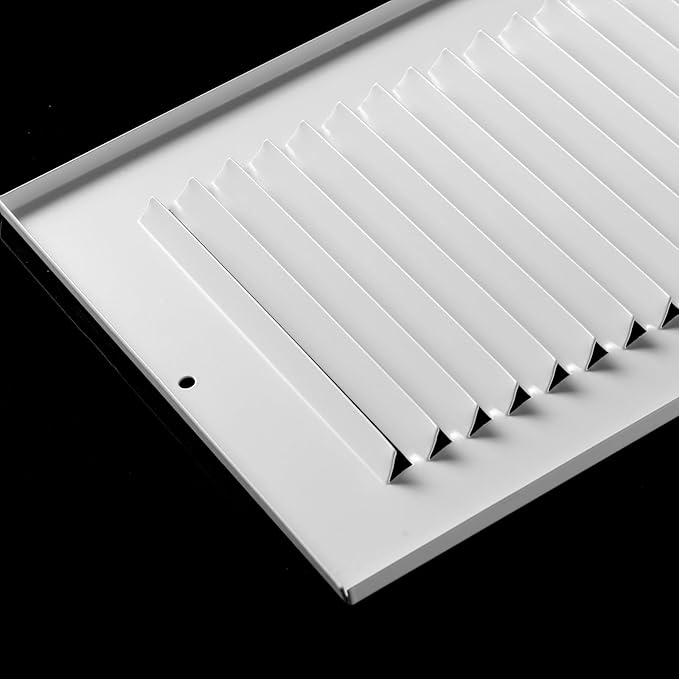 6x6 Vent Cover(Duct Opening Size),Air Return Vent Cover,Flat Vent Cover,Rejillas De Aire Acondicionado para Casa,Return Air Grilles,Outer Dimensions:7.75"Wx7.75"H(6"W x 6"H, Duct Opening)